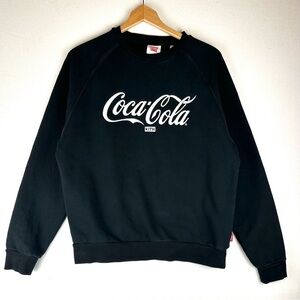 Kith x Coca Cola Embroidered Crewneck Sweatshirt Black Small